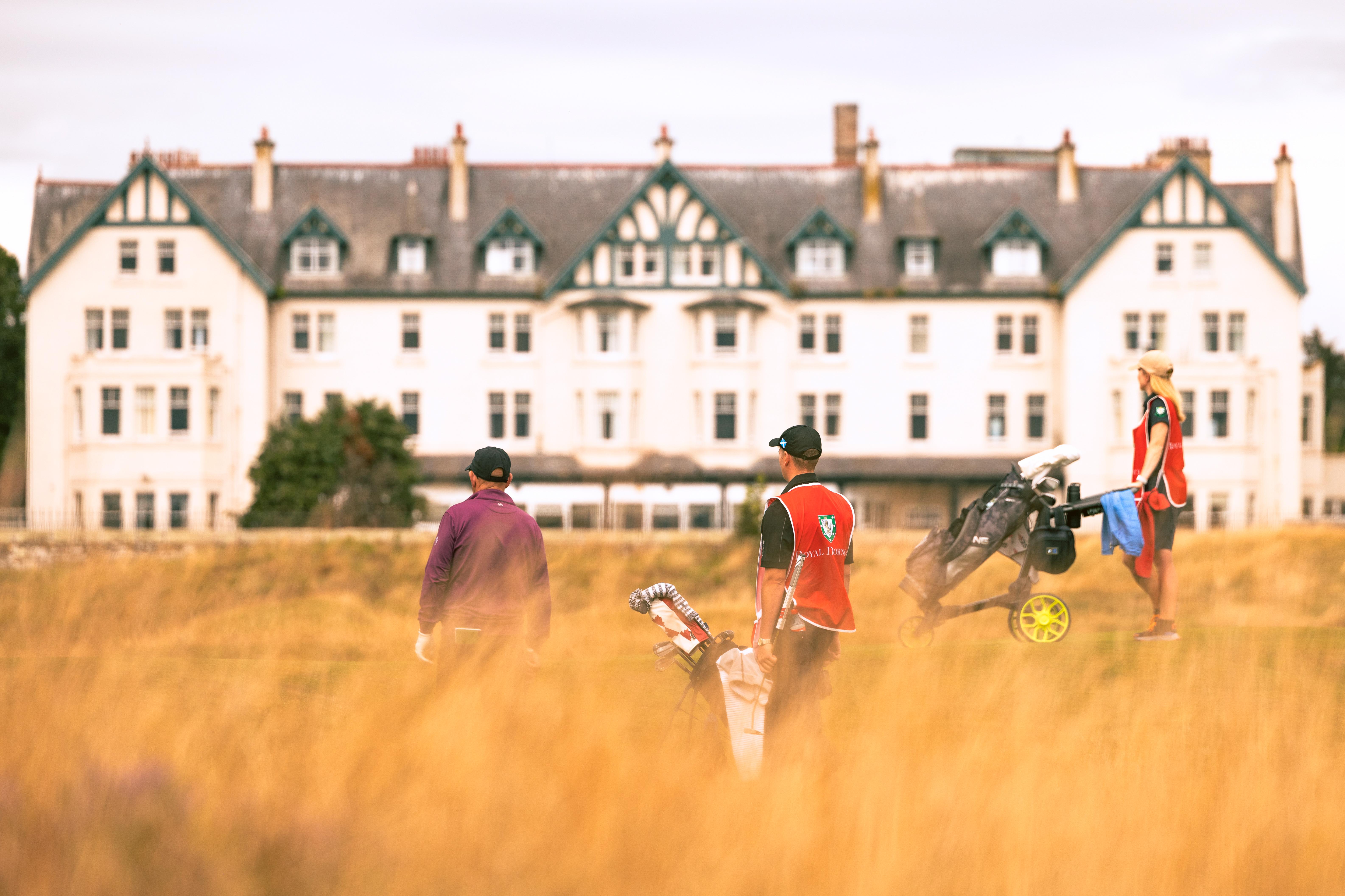 Dornoch Station Hotel Exterior photo Golfers at the Old Course, St Andrews