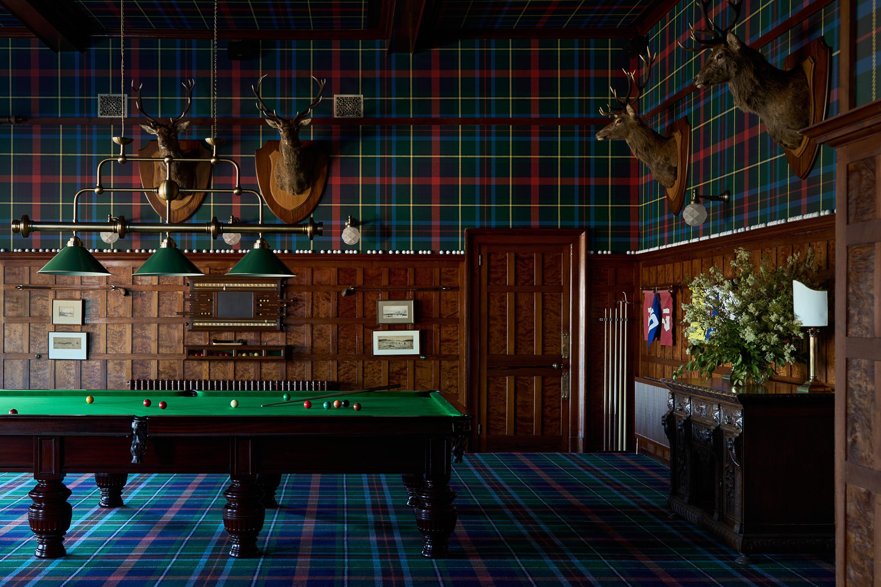 Dornoch Station Hotel Exterior photo The billiard room